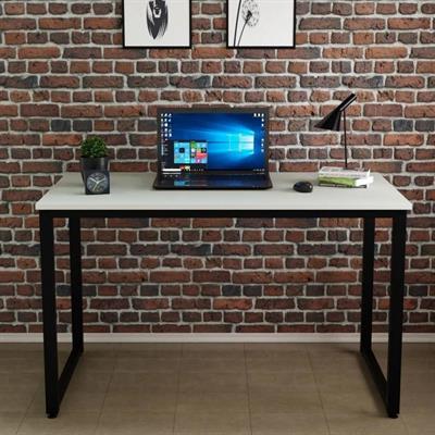 Ceramical MS1 Metal Ayaklı Çalışma Masası - 120cm - Beyaz