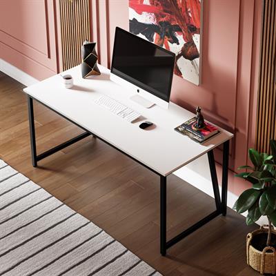 Ceramical MS2 Çalışma Masası,Ofis Masası - 70x160 cm - Beyaz