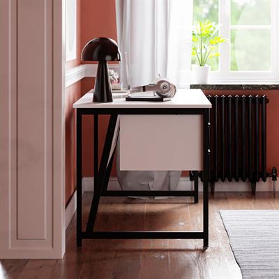 Ceramical MS2C Çalışma Masası,Ofis Masası - 4 Çekmeceli - 70x160 Cm - Beyaz