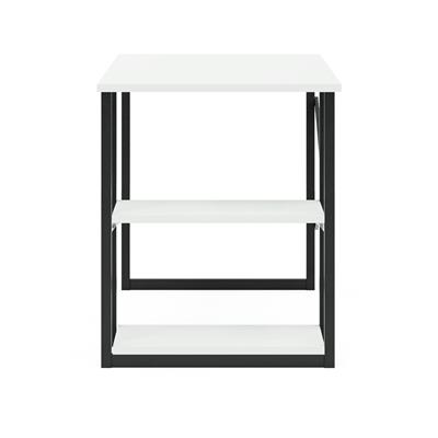 Ceramical MSR Raflı Çalışma Masası - 60x120cm - Beyaz