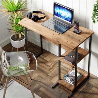 Ceramical MSR2 Metal Ayaklı Bilgisayar Çalışma Masası - Çam