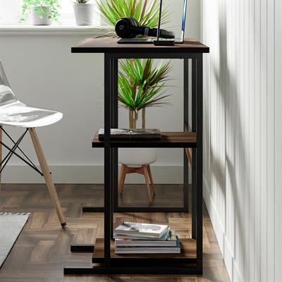 Ceramical MSR2 Metal Ayaklı Bilgisayar Çalışma Masası - Ceviz