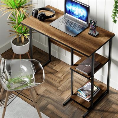 Ceramical MSR2 Metal Ayaklı Bilgisayar Çalışma Masası - Ceviz