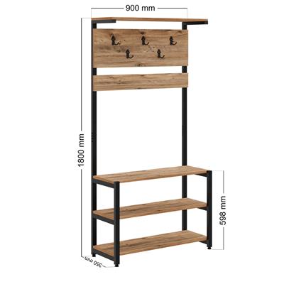Ceramical VS1 Vestiyer - 90x180 - Çam 