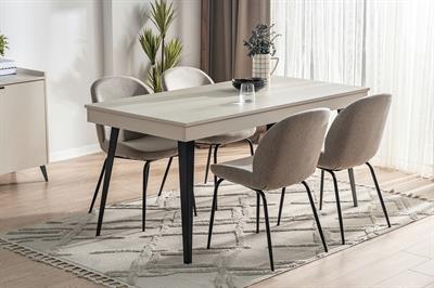 Ceramical YM1 Yemek Masası - Vizon Bej
