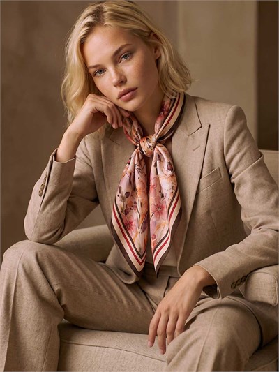 APRICOT SONATA TWILL İPEK EŞARP 