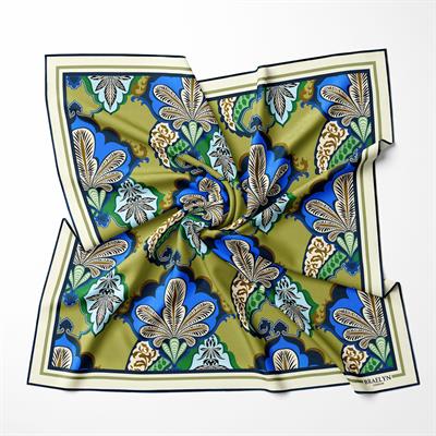 BYZANTINE BLOOM TWILL İPEK EŞARP 