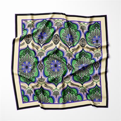 EMERALD MEDALLION TWILL İPEK EŞARP 