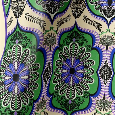 EMERALD MEDALLION TWILL İPEK EŞARP 