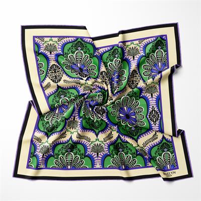 EMERALD MEDALLION TWILL İPEK EŞARP 