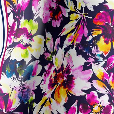 FLORAL SYMPHONY TWILL İPEK EŞARP 