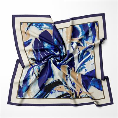 INDIGO DREAM TWILL İPEK EŞARP 