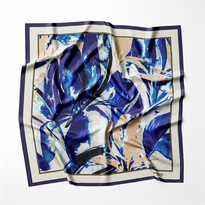 INDIGO DREAM TWILL İPEK EŞARP 
