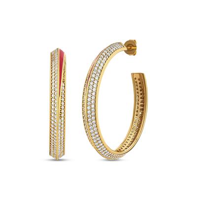 GOLD RUBY HALO SMALL KÜPE