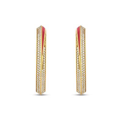 GOLD RUBY HALO SMALL KÜPE