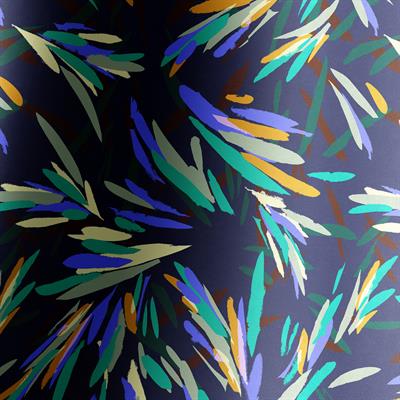 MIDNIGHT FEATHERS TWILL IPEK EŞARP 