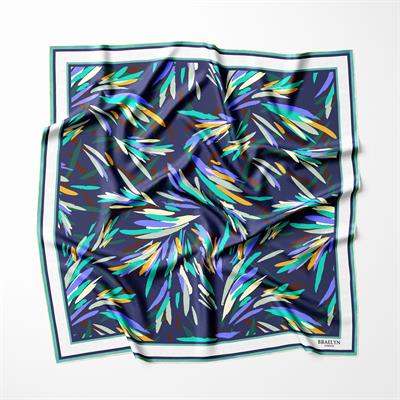 MIDNIGHT FEATHERS TWILL IPEK EŞARP 
