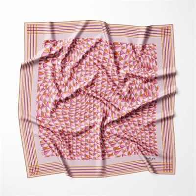 ROSE WHIRL TWILL İPEK EŞARP 