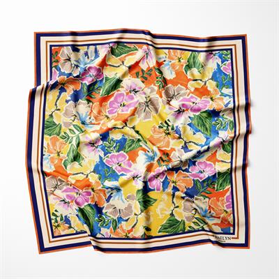 SUNNY BLOOM TWILL İPEK EŞARP 
