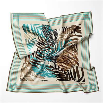 TROPICAL DUSK TWILL İPEK EŞARP 