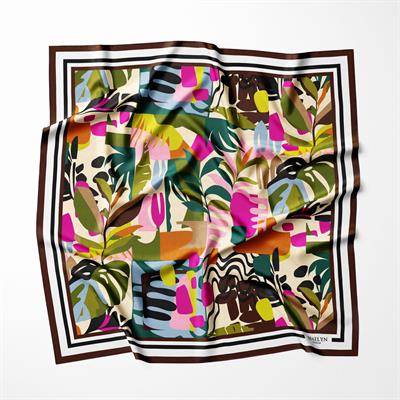 TROPICAL HARMONY TWILL İPEK EŞARP 