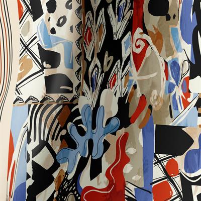 URBAN MOSAIC TWILL İPEK EŞARP