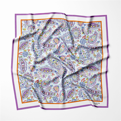 VIOLET CHARM TWILL İPEK EŞARP 