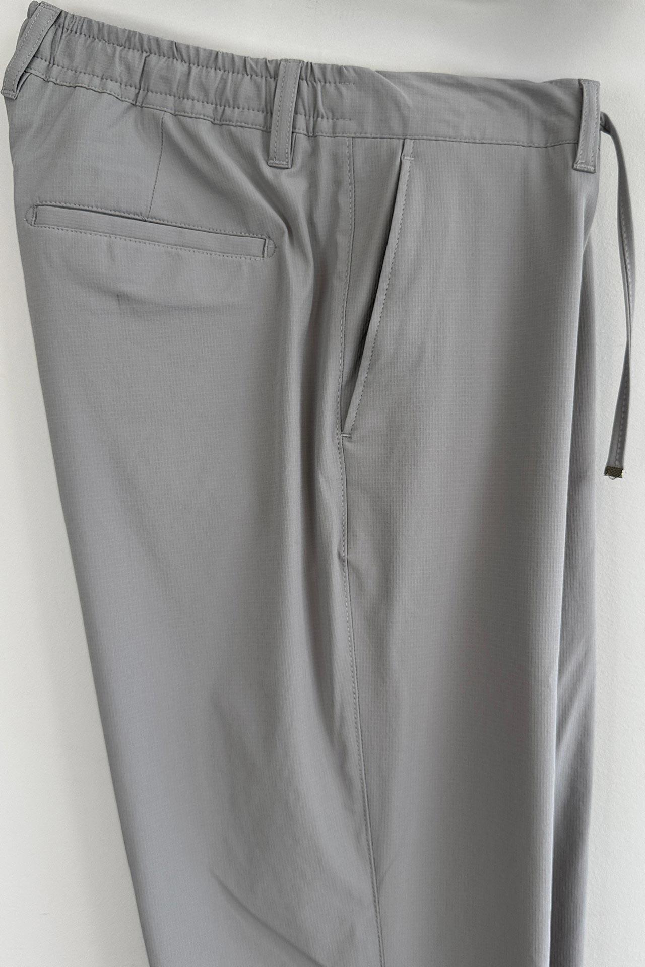 Slim Fit Yandan Cepli Gri Jogger Pantolon