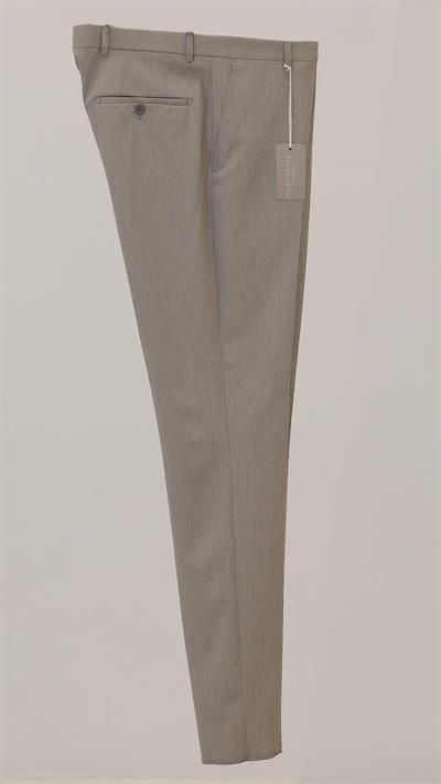 Slim Fit Yandan Cepli Pilesiz Gri Pantolon