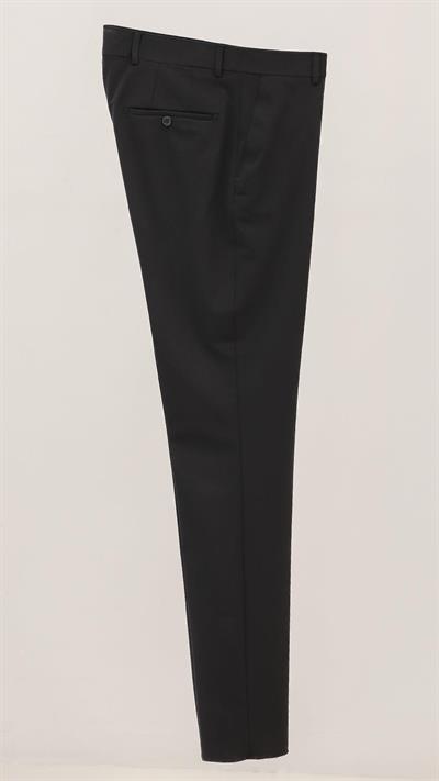 Slim Fit Yandan Cepli Pilesiz Lacivert Pantolon