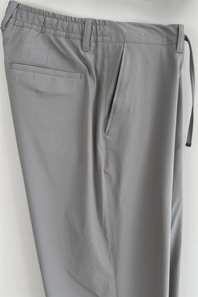 Slim Fit Yandan Cepli Gri Jogger Pantolon