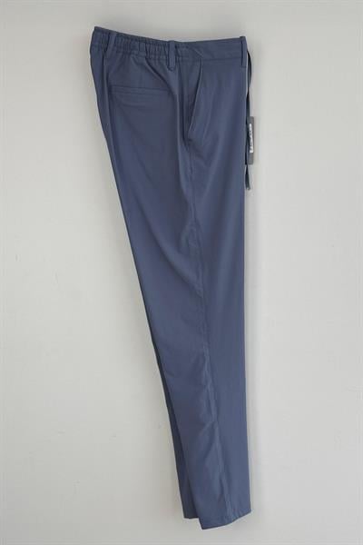 Slim Fit Yandan Cepli İndigo Renk Jogger Pantolon