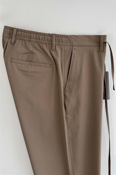 Slim Fit Yandan Cepli Vizon Renk Jogger Pantolon