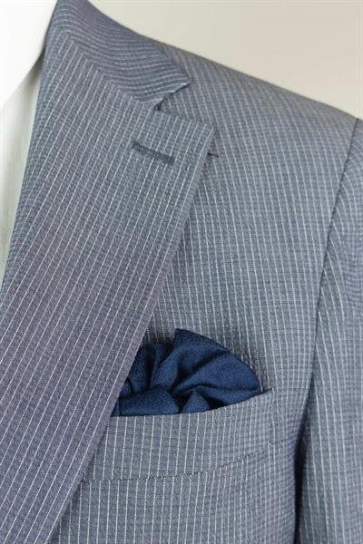 Jogger Pantolonlu Torba Cepli Slim Fit Mavi Takım Elbise