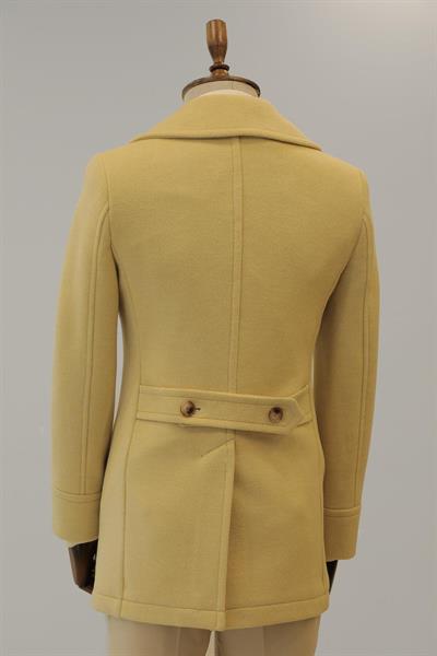 Slim Fit Gemici Yaka Camel Kaban
