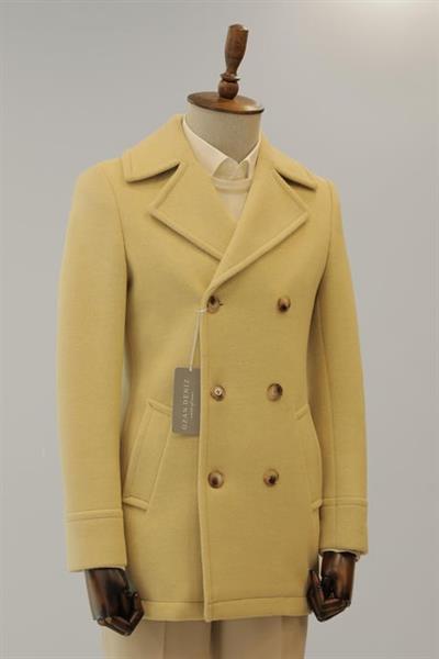 Slim Fit Gemici Yaka Camel Kaban