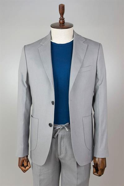 yazlık keten takım Gri