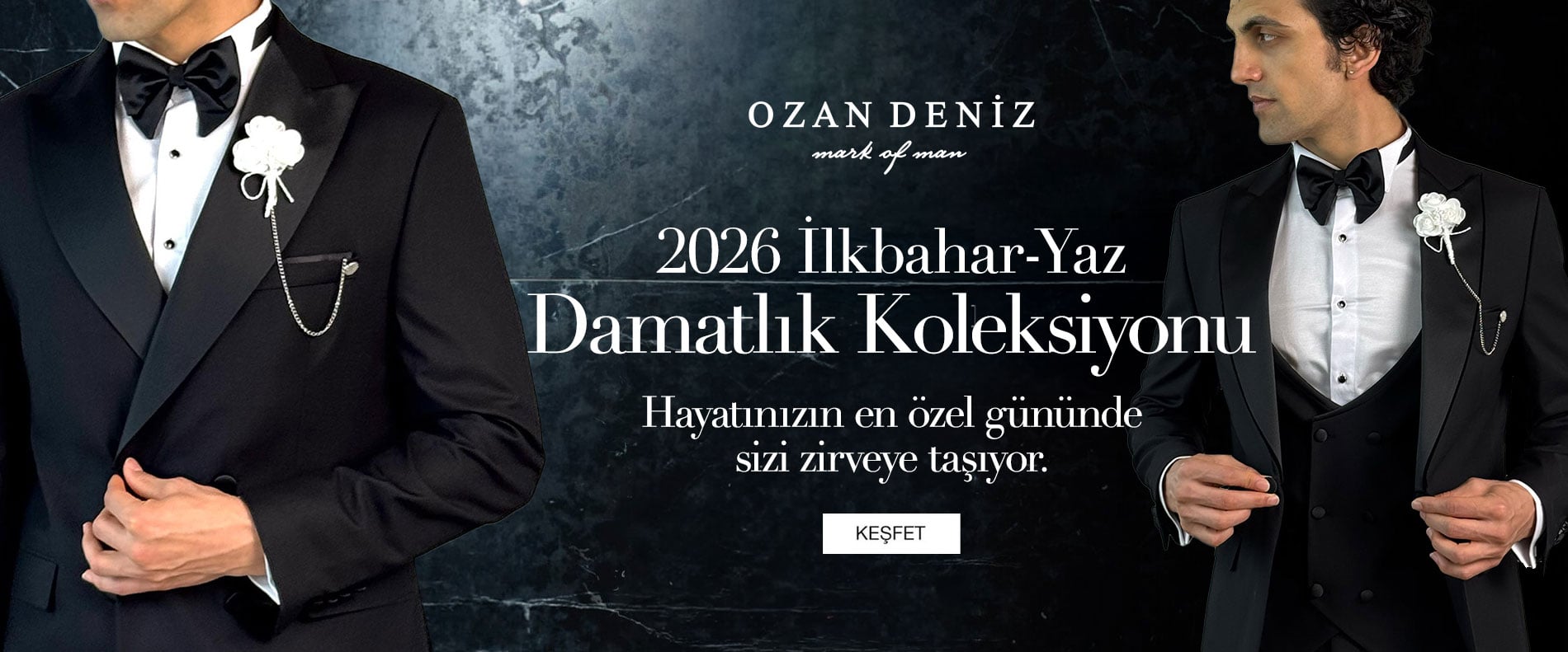 Ozan Deniz 2026 İlkbahar - Yaz Damatlık Koleksiyonu