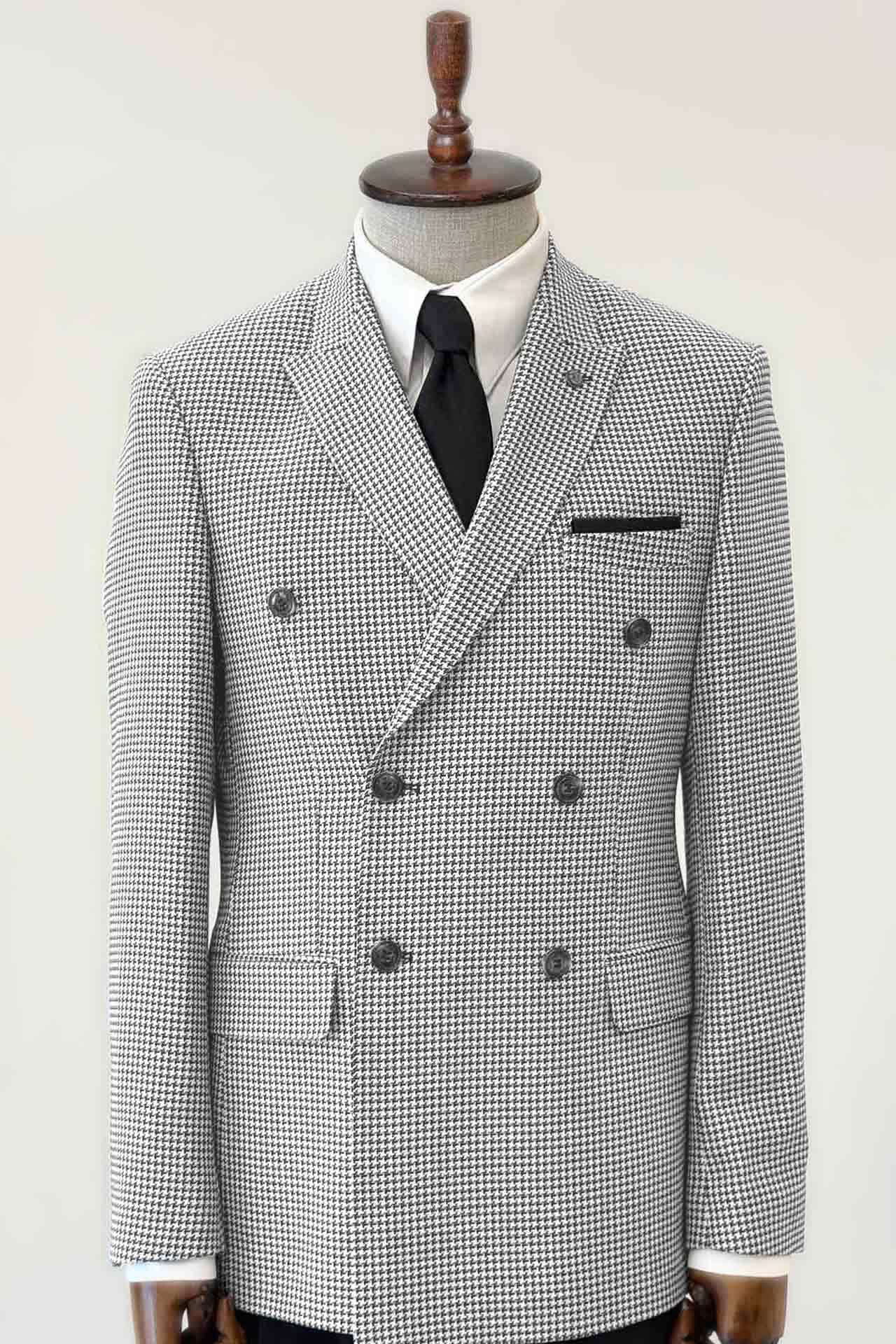 4023 KAZAYAĞI TEK CEKET Gri