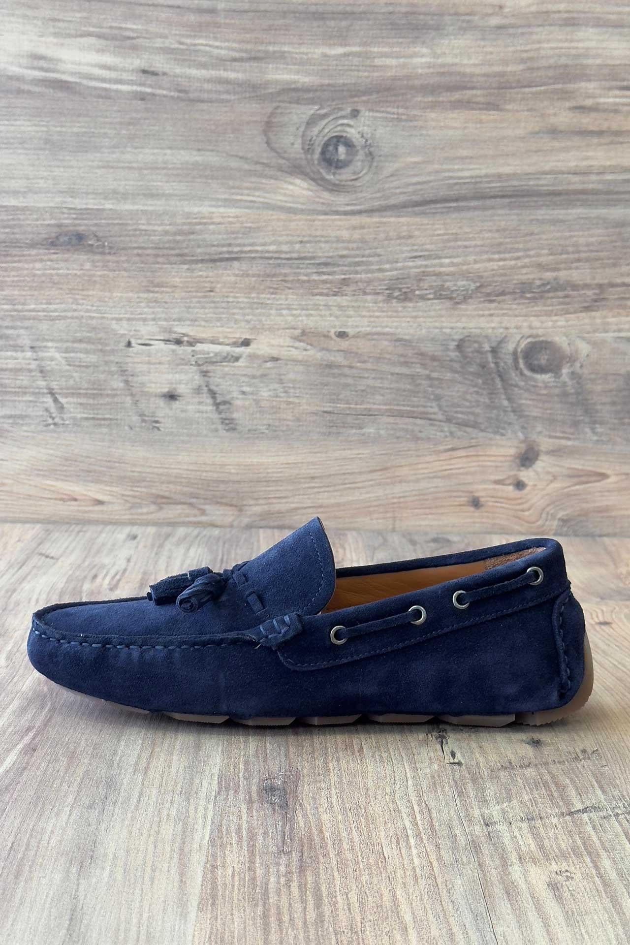 8046 Süet Ayakkabı OZD 01 Lacivert