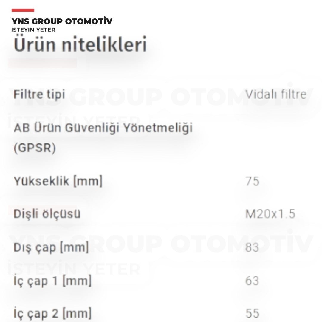 Hyundai Accent 94-05 Blue Era Elantra 11- I20 Bayon I30 12- Kona Hybrid Santafe Sonata 17- Tucson 15- Kia Ceed Cerato Niro Rio Soul 12- Sportage 10- Venga 07- 1.4 - 1.6 Benzinli Yağ Filtresi Filtron - Op617