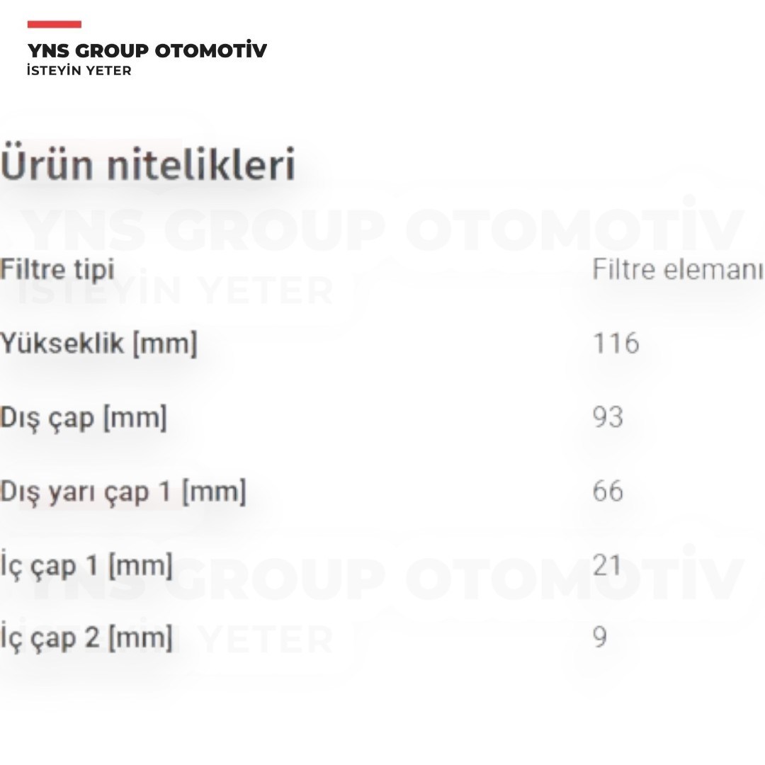 Alfa Romeo Giulietta Mito 10-18 Fiat 500 Doblo Ducato Fiorino Panda Punto Egea 15-21 Jeep Compass Renegade 15- Opel Combo D 12-21 1.3 - 1.6 - 2.0 Mjt Yakıt (Mazot) Filtresi Elemanı Ufi - 2605200 / 77366607