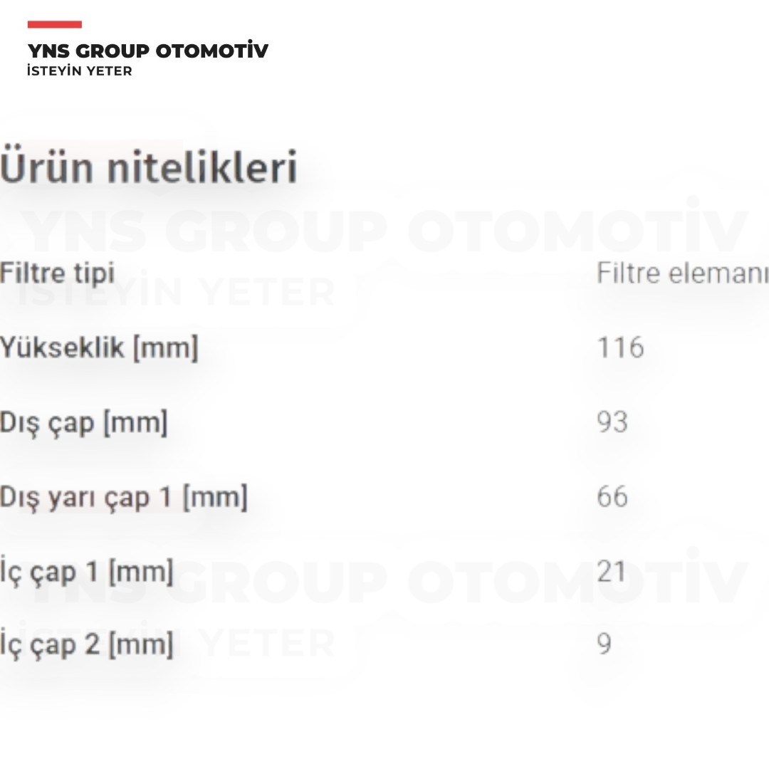 Alfa Romeo Giulietta Mito 10-18 Fiat 500 Doblo Ducato Fiorino Panda Punto Egea 15-21 Jeep Compass Renegade 15- Opel Combo D 12-21 1.3 - 1.6 - 2.0 Mjt Yakıt (Mazot) Filtresi Elemanı Sofima - S6052ne / 77366607