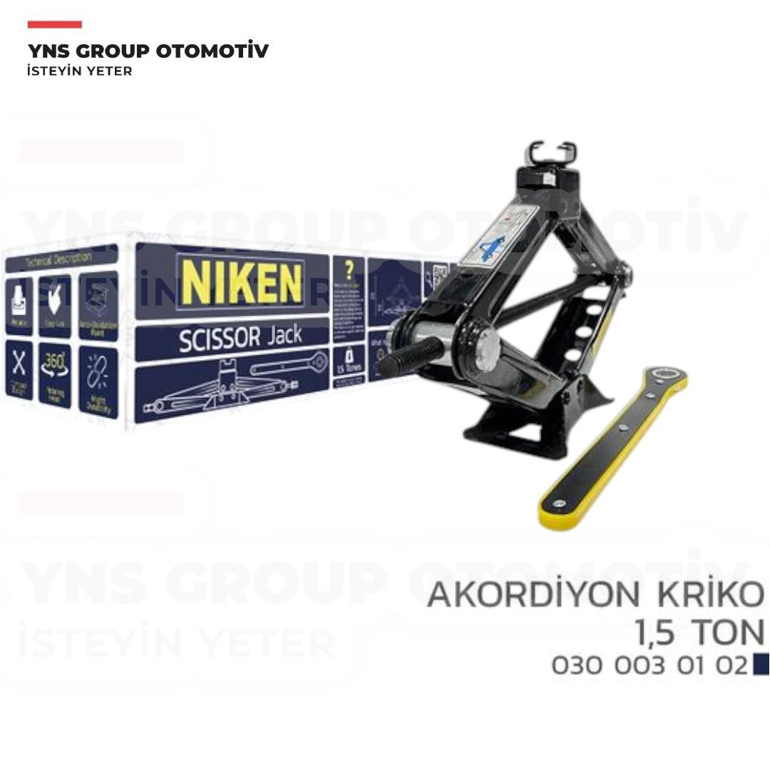 Araç Kaldırma Krikosu (Cır Cır Kollu) Makaslı Tip / Akordiyon Yns (Niken) - 0300030102