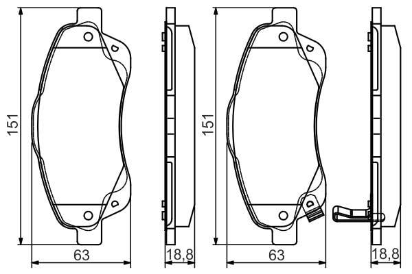 Avensis 03-08 1,6 - 1,6 Vvt-i Ön Fren Balatası
