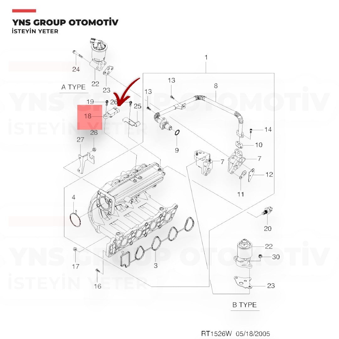 Chevrolet Aveo Kalos 04-08 1.2 16v Spark 05-10 0.8 - 1.0 cc Emme Manifold Basınç (Map) Sensörü Herthbuss - J5700903 / 25184083