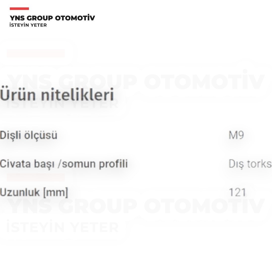 Chevrolet Aveo T300 Cruze 10- Opel Astra J Corsa D - E Insignia A Meriva B Mokka Zafira C 10- 1.4 16v Turbo Silindir Kapak Saplaması (Civatası) (Takım) Elring - 751970 / 55566811