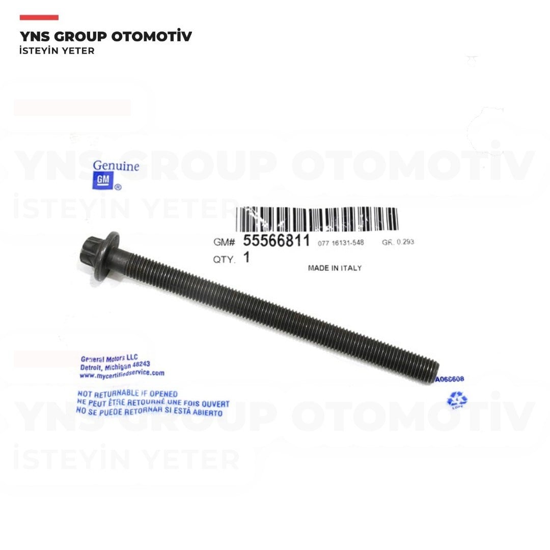 Chevrolet Aveo T300 Cruze 10- Opel Astra J Corsa D - E Insignia A Meriva B Mokka Zafira C 10- 1.4 16v Turbo Silindir Kapak Saplaması (Civatası) (Adet) Gm - 55566811