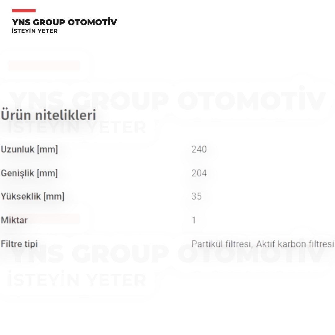Chevrolet Aveo T300 Cruze 10- Spark 05- Opel Astra J Insignia A Meriva B 08-17 Mokka Zafira C 12-19 Polen Filtresi (Karbonlu) Filtron - K8014 / K1223a