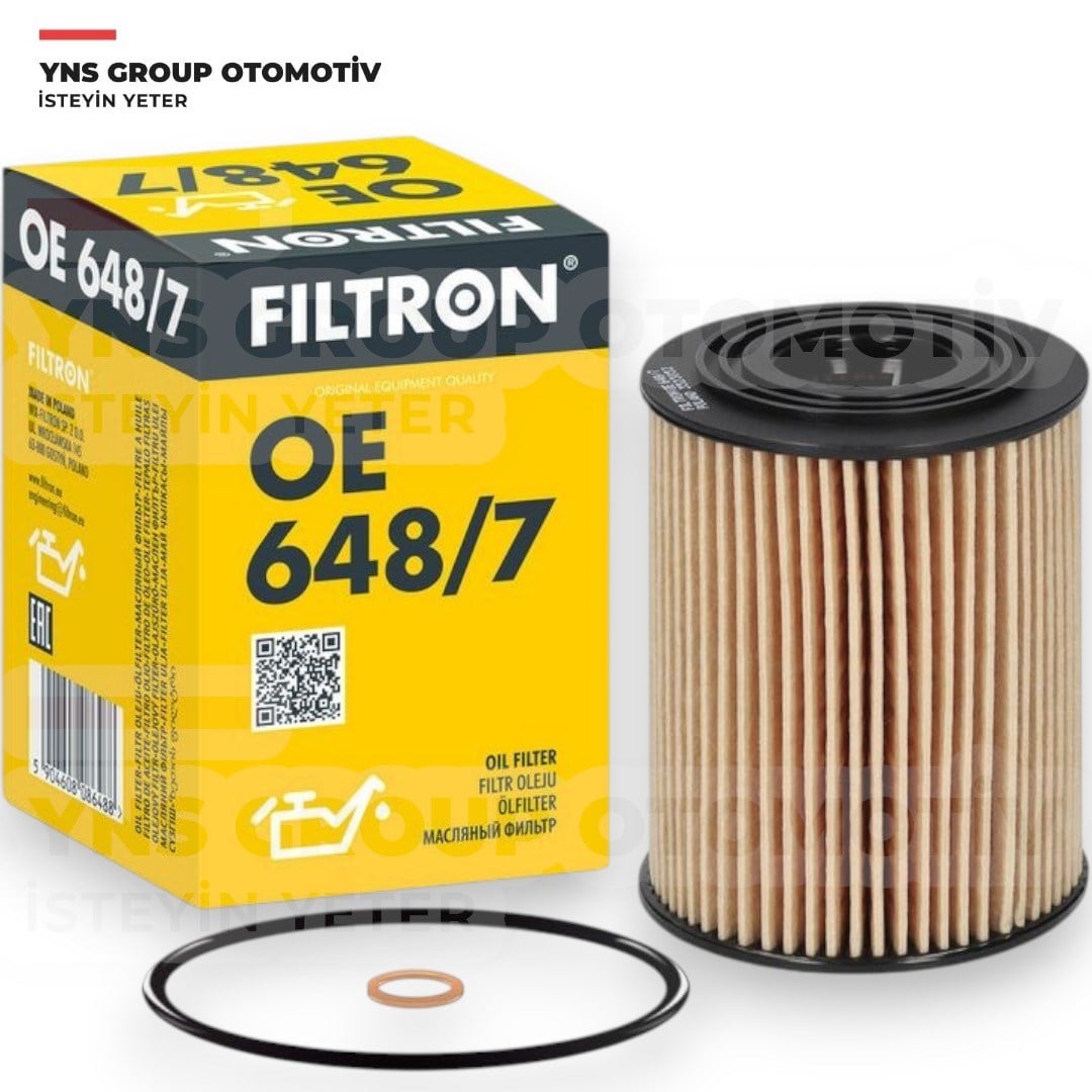 Chevrolet Captiva 06- 2.0 Z20d Opel Antara 06-11 2.0 Dizel Yağ Filtresi Elemanı Filtron - Oe6487